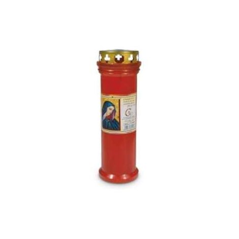 Cero Votivo Luce Eterna Rosso  T30 Parapioggia