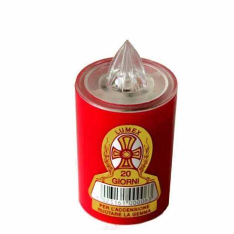 Cero Votivo Lumi Batería GG 40 Slim Rojo Ater