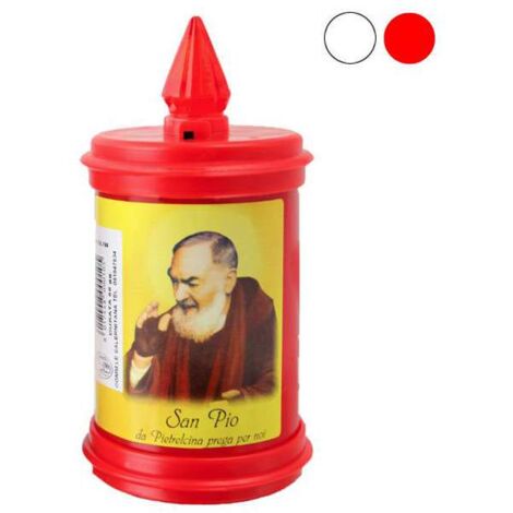 Cero Votivo Lumi Batteria Gg 70 Rosso