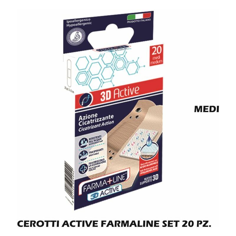 Image of Cerotti active farmaline set 20 pz. cicatrizzanti