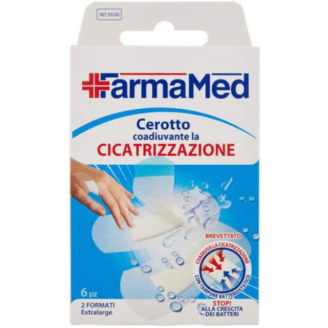 CEROTTI BATTERIOSTATICI CICATRIZZANTI XL 2F.