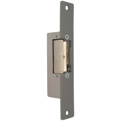Abrepuerta Electrico Automatico Desbloqueo Placa Corta S Gris Serie Universal Ad/S Dorcas