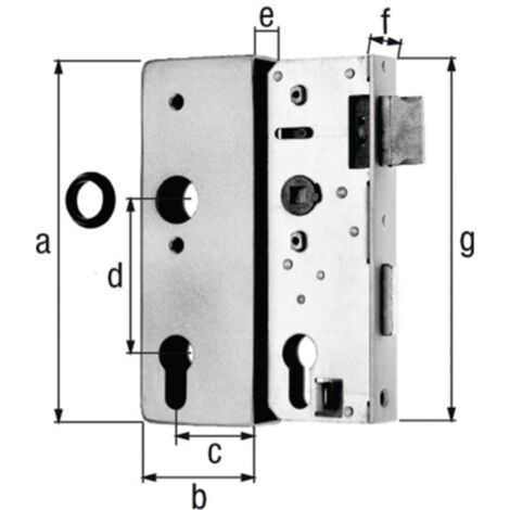Cerradura 2498/30 mm