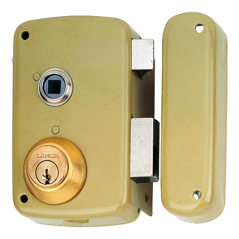 

Lince - Cerradura Sobreponer 70X45Mm 5056Bhe70D Hierro Esmaltado Picaporte/Palanca Derecha