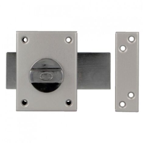 CERRADURA 85-85 ESMALTADO PLATA(S) - AMIG