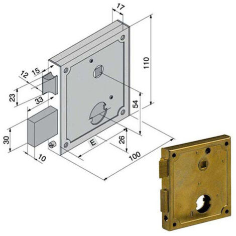 Cerradura App.Ferro 055.55.00.0 Welka