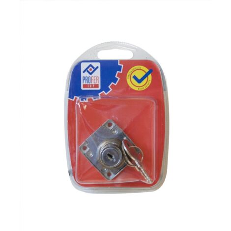 CERRADURA ARMARIO BL 1 PZA - 26 MM