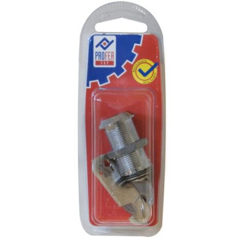 CERRADURA BUZON L/RECTA BL 1 P - 30 MM