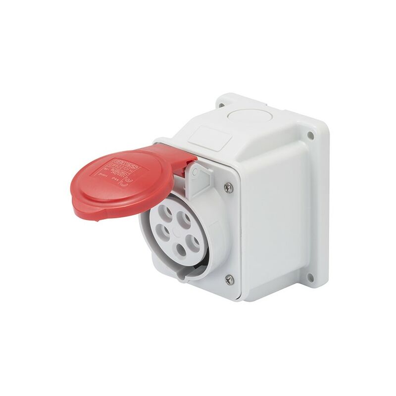 

Base fija de pared a 10° HP IP44 16A 3P+N+T GW62409 de Gewiss