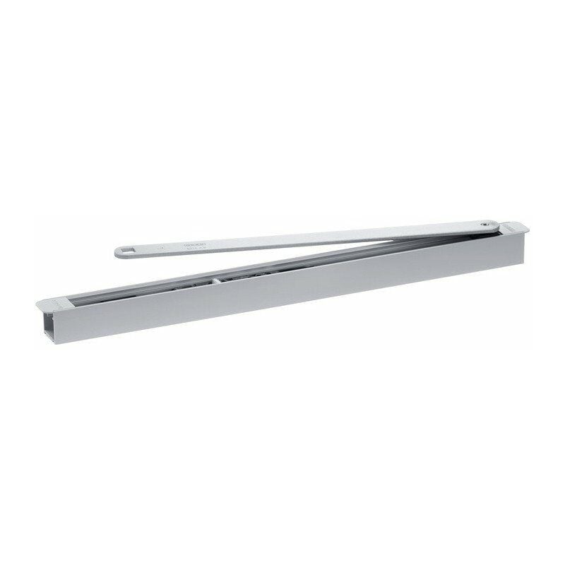 

Cerradura corredera Boxer E para cierrapuertas Boxer plateado con palanca e-mech.GEZE
