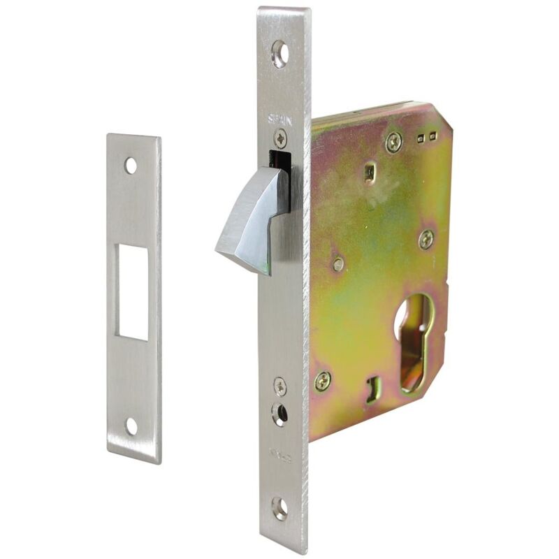 

Cerradura Corredera Sin Bomb.50 mm Efecto Inox - Efecto Inox