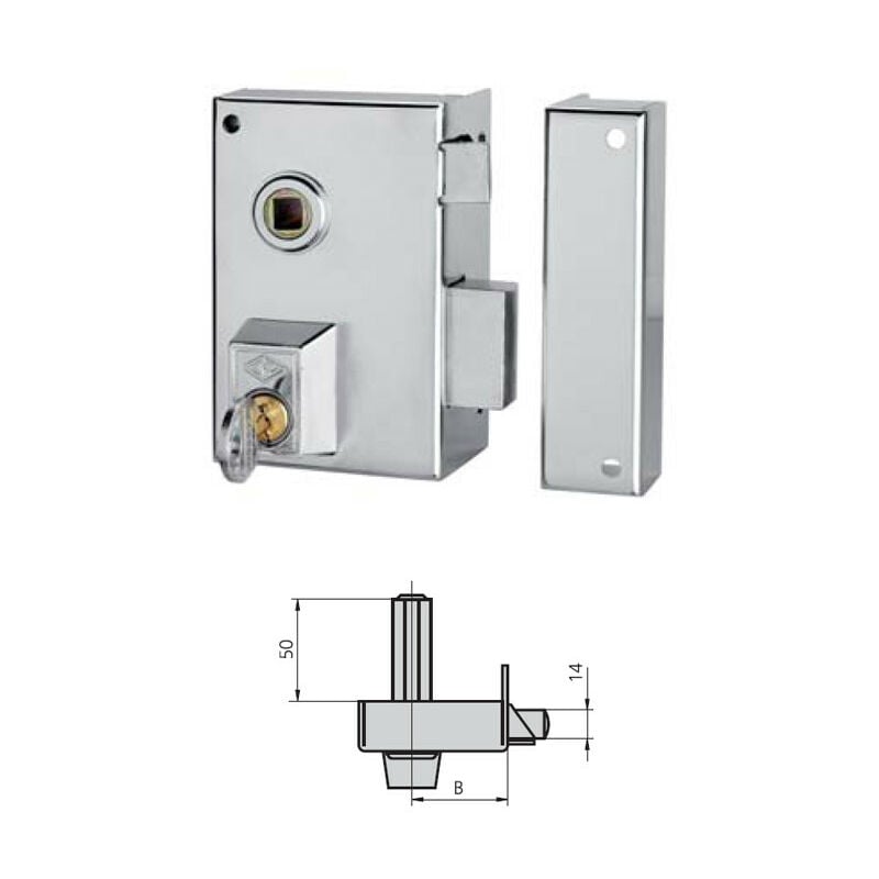 

CVL - Cerradura Sobrep Dcha Esmal 60 Mm - CFZ11910272
