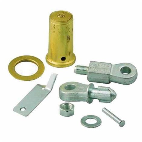 Cerradura de acero dorado de 25 mm 06302 Cisa