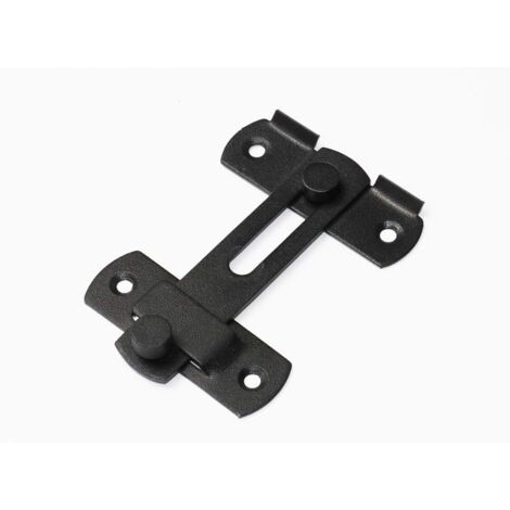 Cerradura de acero inoxidable para puerta corredera de vinoteca, negra