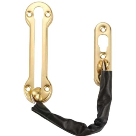 Cerradura de cadena Ulisem para puertas de acero inoxidable, cadenas de seguridad para puertas de seguridad, antirrobo y ventanas, color dorado