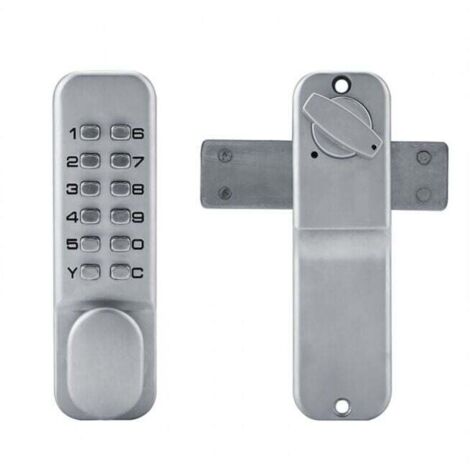 Cerradura de combinación de 1 a 11 dígitos, cerradura de combinación mecánica impermeable hecha de aleación de zinc con código de seguridad