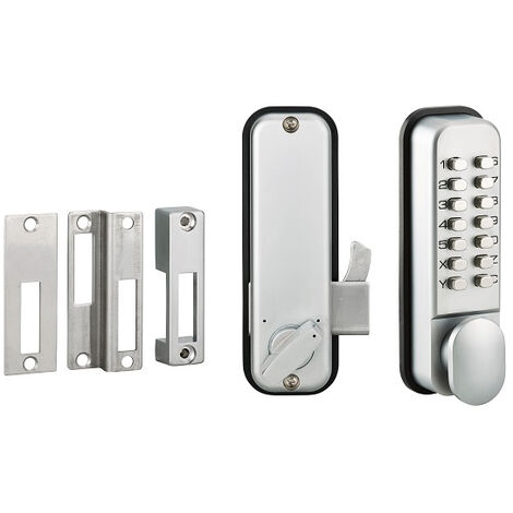 Cerradura de combinación mecánica reversible THIRARD para puerta corredera de 32/55 mm de grosor - 00072697