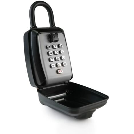 Cerradura de combinación para caja de llaves, caja de seguridad con combinación de 12 dígitos para el hogar, garaje, escuela.