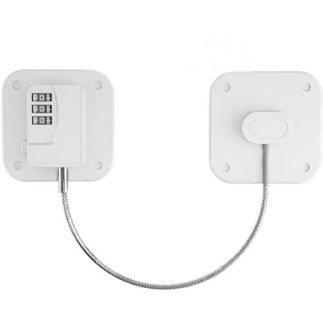 Cerradura de combinación para refrigerador, 1 unidad, seguridad infantil, cerradura para ventana de refrigerador, cerradura de combinación para ventana, cajón, puerta de armario