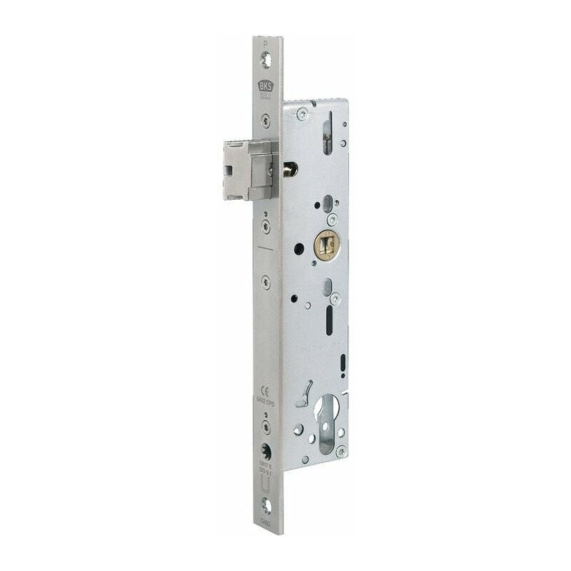 

Cerradura de embutir antipánico función 1917 E U-St.24 / 39/92 / 9mm DIN L / R VA autoblocante BKS