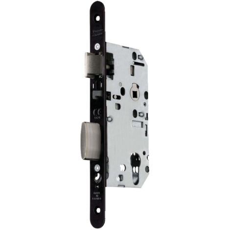 Cerradura de emergencia D458 Emergency VACHETTE - placa frontal reversible - negra derecha - 14500000