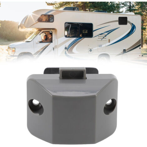 Cerradura de gabinete de aleación de zinc para gabinetes de pared, manija oculta para RV, etiqueta de color, ideal para cajones, puertas de armarios y caravanas