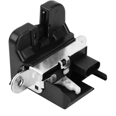 Cerradura de maletero trasera compatible con MK5/MK6 OEM 1K6827505E - ABS/Metal negro