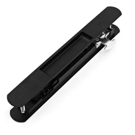 Cerradura de pestillo deslizante de pieza: cerradura de gancho moderna para puertas y ventanas móviles, pestillo de una cara y de dos caras.