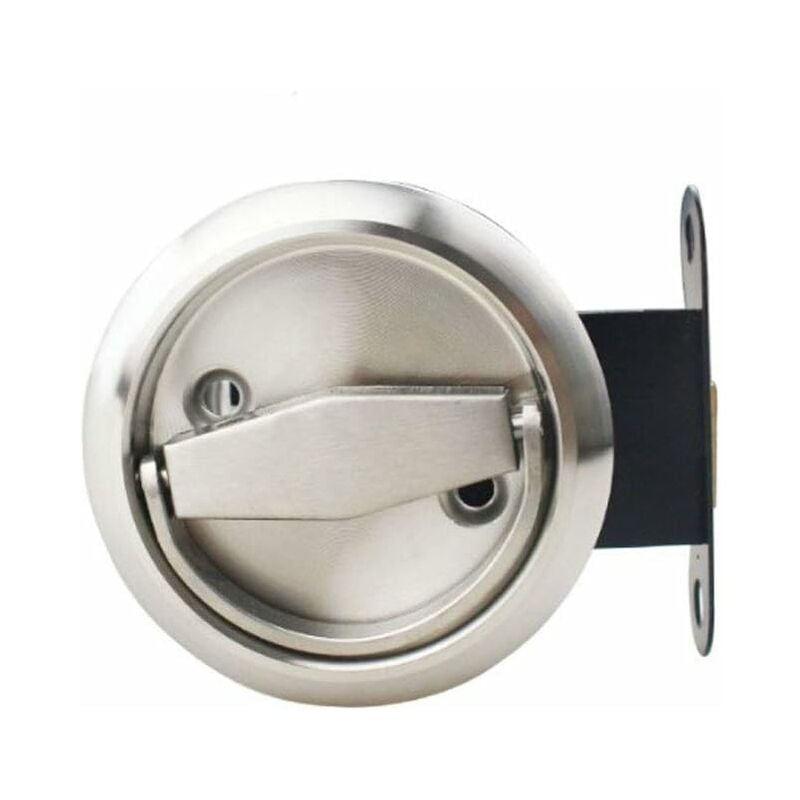 

Cerradura de puerta corrediza redonda de acero inoxidable 304 LITZEE para dormitorio, cocina, baño, lavadero