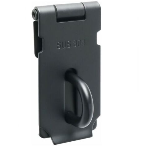 Cerradura de puerta de 3 pulgadas, cerradura de cerrojo con tornillos para puerta, muebles, gabinetes, cajones, alacenas y jardín, acabado en acero inoxidable negro mate