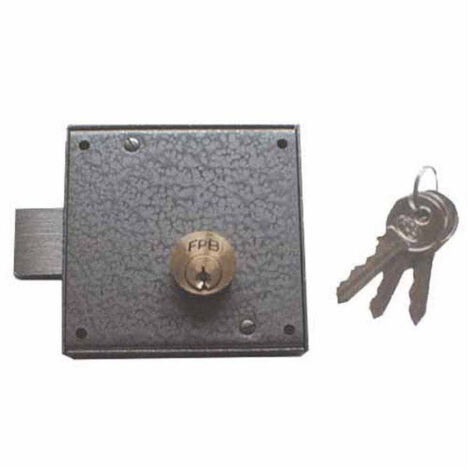 Cerradura de puerta de hierro cilindro corto izquierda 610 FPB