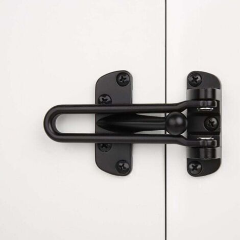 Cerradura de seguridad para el hogar KZQ (10,4 × 6,4 × 2,2 cm), con barra oscilante y cerrojo antirrobo para puertas delanteras e interiores.