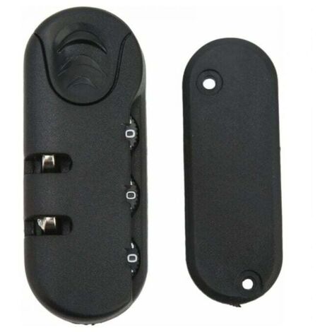 Cerradura de seguridad para equipaje, combinación de 3 dígitos, combinación de alta seguridad, cerradura de repuesto para maletas de viaje