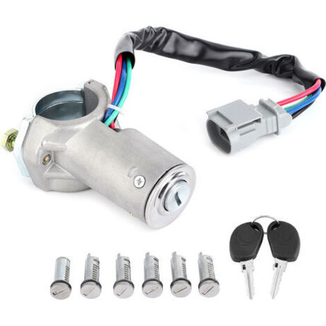 Cerradura del interruptor de encendido con 2 llaves 2992551. Repuesto para Iveco Daily 1999-2006.