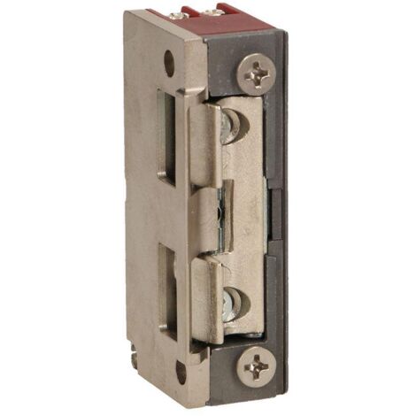 Cerradura eléctrica MINI, simétrica, con guía, reversible, BAJA CORRIENTE OR-EZ-4036