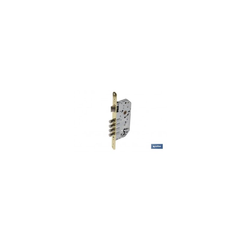 

Cerradura embutir 4 b-redondamascerradero d85 e50 níquel pmadera