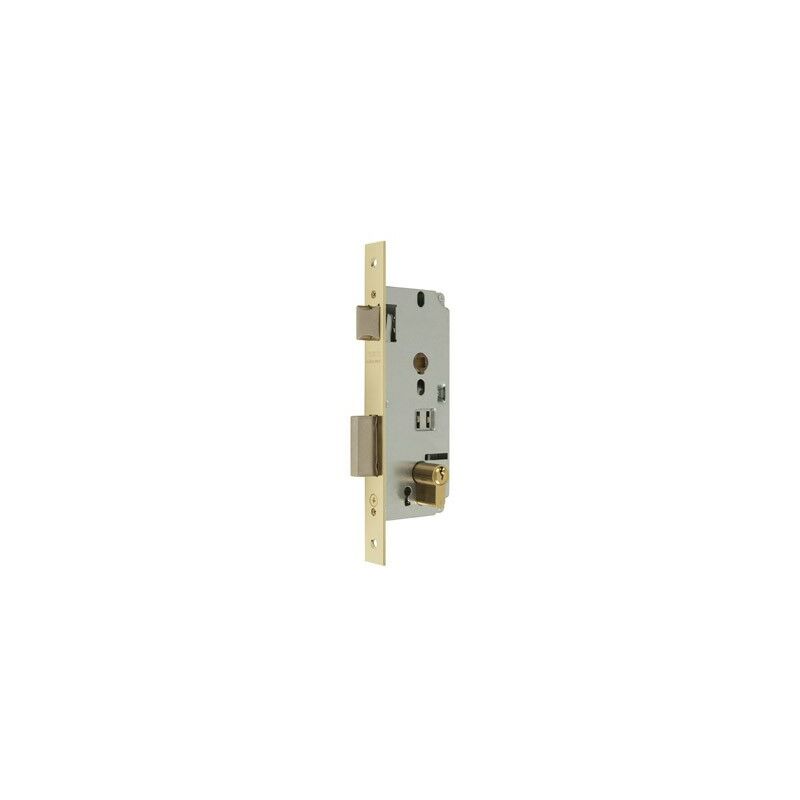 Image of MCM - serratura da infilare serie 1600 1601 ottonato 40 - 1601-240