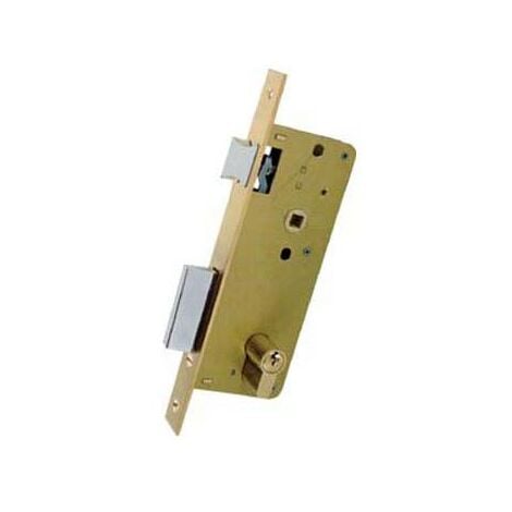 Cerradura embutir madera golpe y llave 4000-cromo/174X50