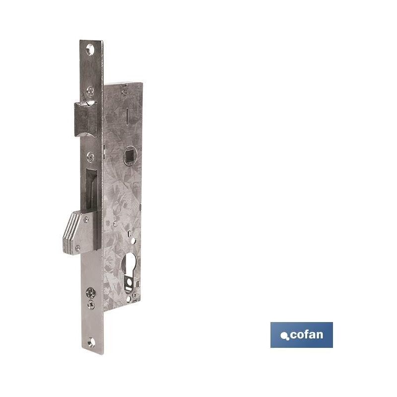 

Cerradura embutir palanca d85e38 níquel lcorta