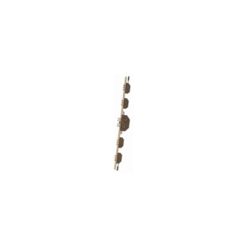 

Cerradura Seguridad Madera Embutir 72 E3044/3Ds15 Laton Frente Plano Ezcurra