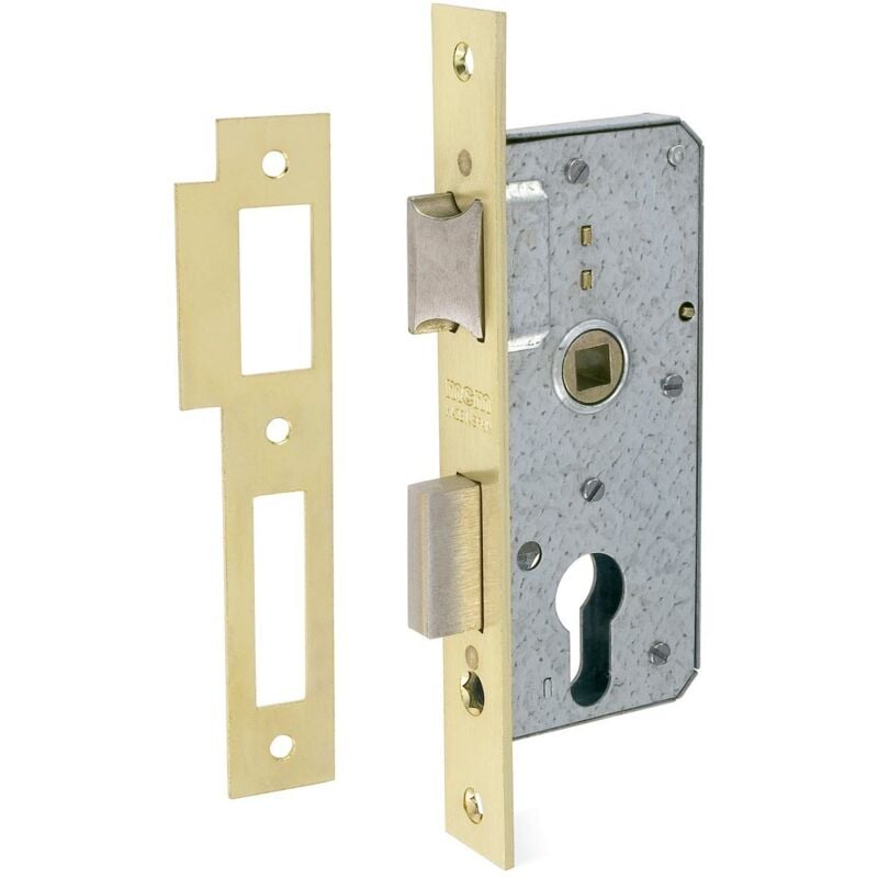 Lock R.1505-2-25 Gâche et clé - Serrures à mortaiser Gâche et clé 1505 avec cylindre - MCM