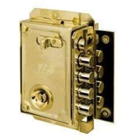 Cerradura Fac S 90           Dorada Derecha