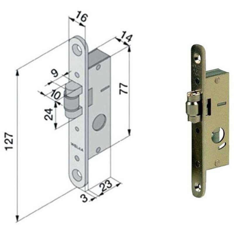 Cerradura Inf.All 114.15.01.0I Welka