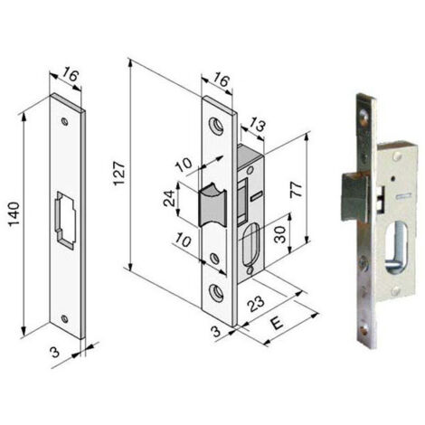 Cerradura Inf.All 115.15.01.0 Welka
