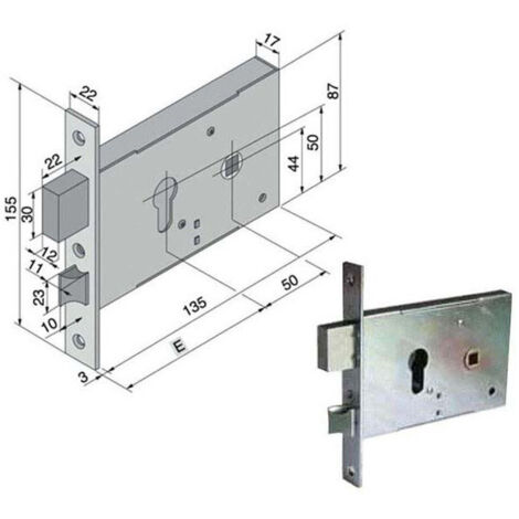 Cerradura Inf.All 120.50.01.0 Welka