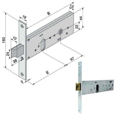 Cerradura Inf.All 130.60.01.0 Welka