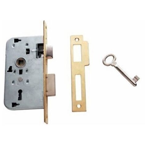 Cerradura Madera Embutir 20X40Mm 200240Hl Laton Canto Cuadrado Sin Resbalon Tesa