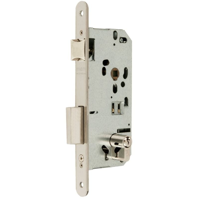 

Cerradura Instituc.Si01-60 Inox Golpe Y Llave Sin Cilnd. P.Rdo. - Inox - MCM