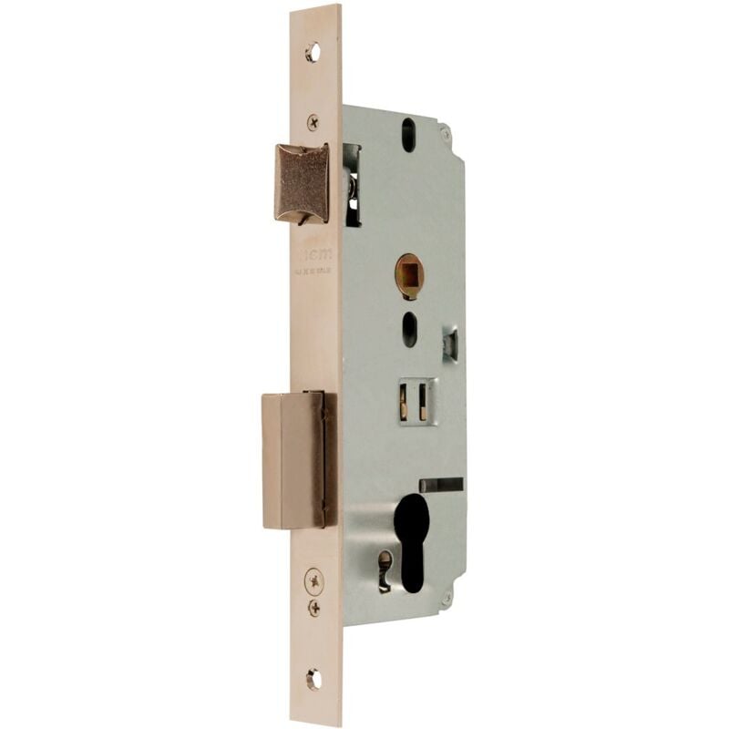 

Cerradura Mcm R/1601-2-50 Hl Golpe Y Llave Sin Cilindro P.Rdo. - Latonado
