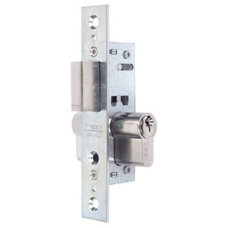 Cerradura Metalica Embutir 23X15Mm 220115Hz Cincado  Picaporte Tesa